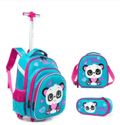 Three-piece Trolley Bag For Primary School Students - EX-STOCK CANADA