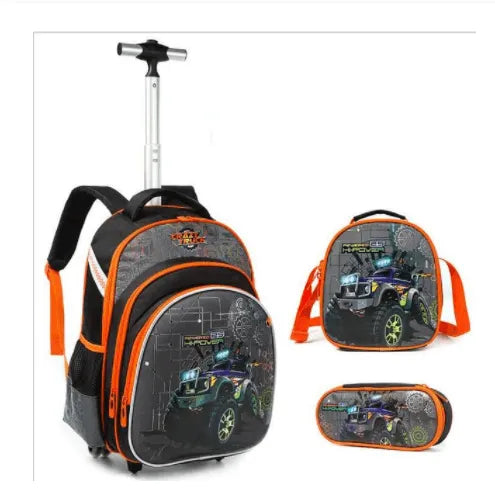 Three-piece Trolley Bag For Primary School Students - EX-STOCK CANADA