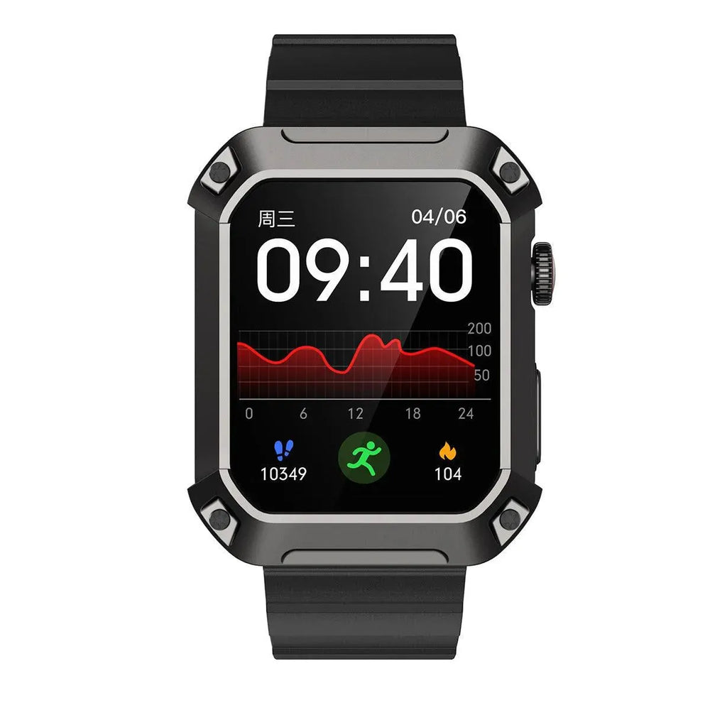 Three-proof Heart Rate And Blood Pressure Sport Mode Smart Watch - EX-STOCK CANADA