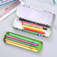 Tinplate Car Trolley Double-layer Stationery Box Racing Shape Pencil Case Cartoon Pattern Pencil Case - EX-STOCK CANADA