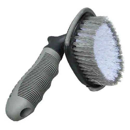 Tire PVC Brush With Soft Handle Steel Rim Wheel Hub Brush - EX-STOCK CANADA