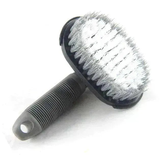 Tire PVC Brush With Soft Handle Steel Rim Wheel Hub Brush - EX-STOCK CANADA