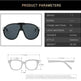 Toad Large Rim Sunglasses European And American Fashion Integrated - EX-STOCK CANADA