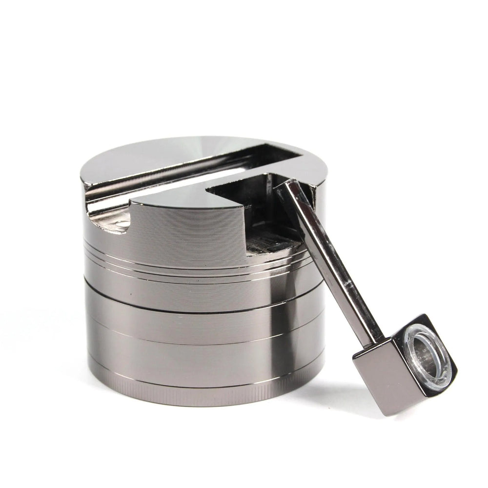 Tobacco Grinder Five-layer 75mm Zinc Alloy Herbs Grinders Mill Pepper Pot Spice Dry Herb Crusher Tool For Smoking - EX-STOCK CANADA