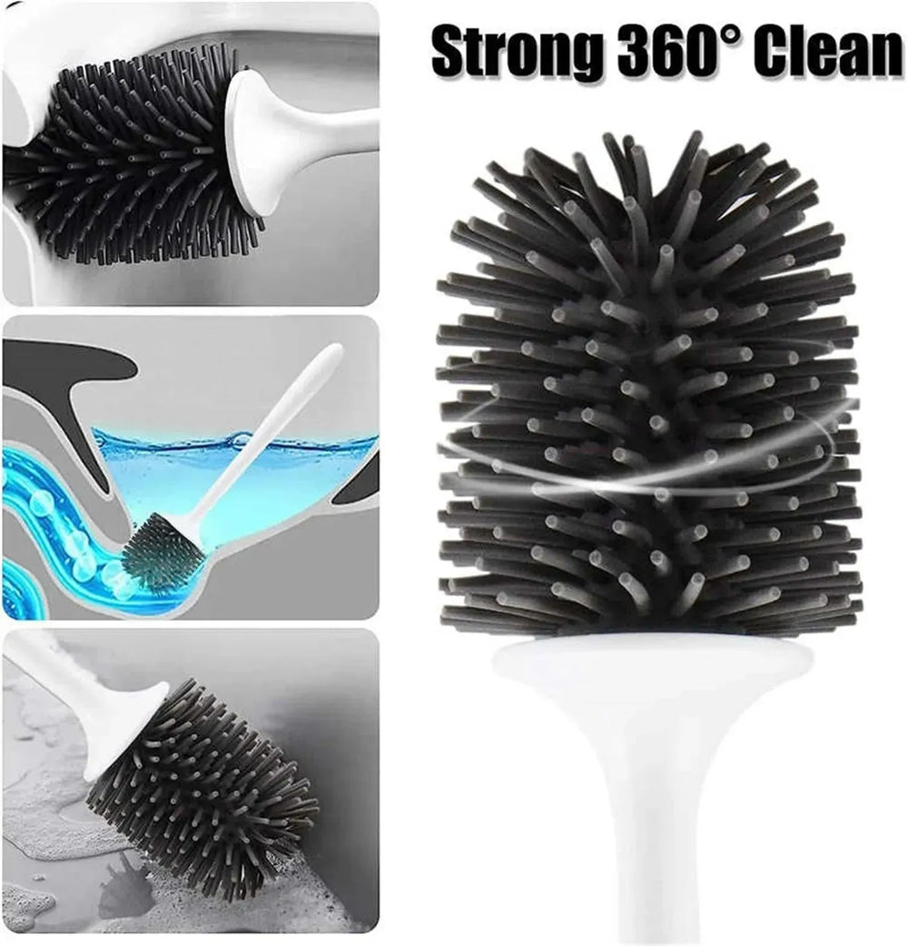 Toilet Spray Cleaner Home Fashion Simple Toilet Cleaning Brush Set - EX-STOCK CANADA