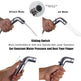 Toilet Spray Cleaner Stainless Steel Toilet Companion, Button Water Stop, Dual Function. - EX-STOCK CANADA