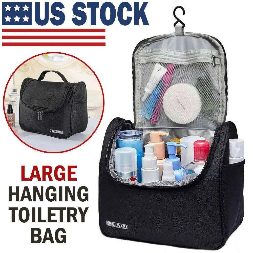 Toiletry Bag: Men Women Makeup Shave Organizer - EX-STOCK CANADA