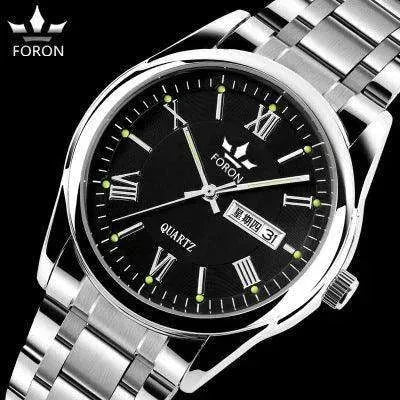 Top-grade men's quartz watches, waterproof, luminous, business belts. - EX-STOCK CANADA