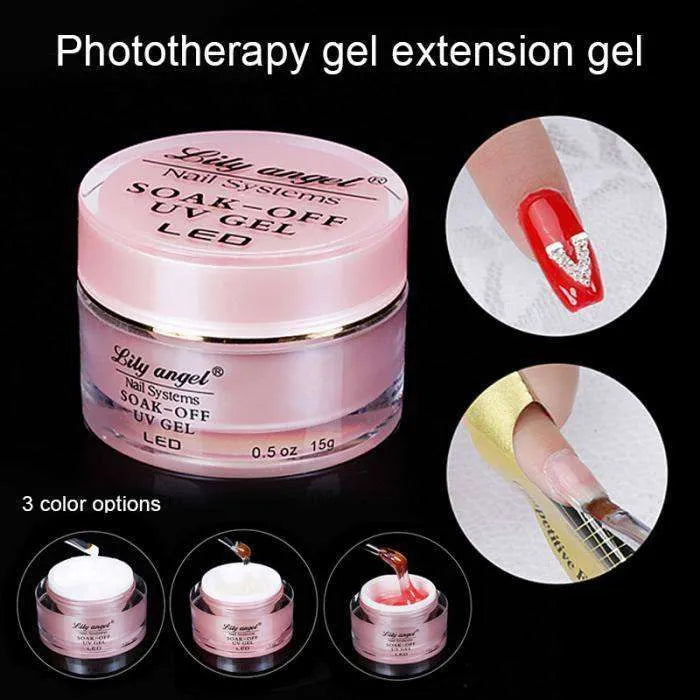 Transparent color extension gel quick and long lasting nail polish gel - EX-STOCK CANADA