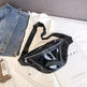 Transparent PVC Zipper Female Ladie Girls Waist Banana Bags Waistband Woman - EX-STOCK CANADA