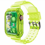 Transparent TPU Protective Candy Glacier One Smart Watch Strap Watch Band - EX-STOCK CANADA