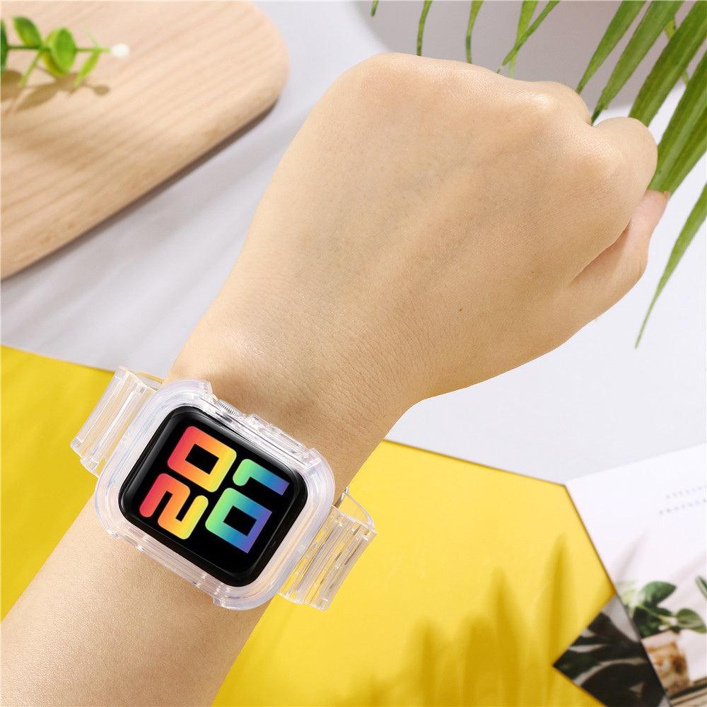 Transparent TPU Protective Candy Glacier One Smart Watch Strap Watch Band - EX-STOCK CANADA