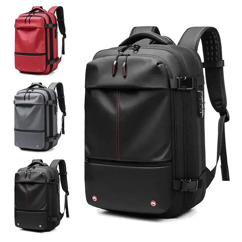 Travel Backpack Men's Business Multifunction Computer Bag Vacuum Compression Large-capacity Backpack - EX-STOCK CANADA