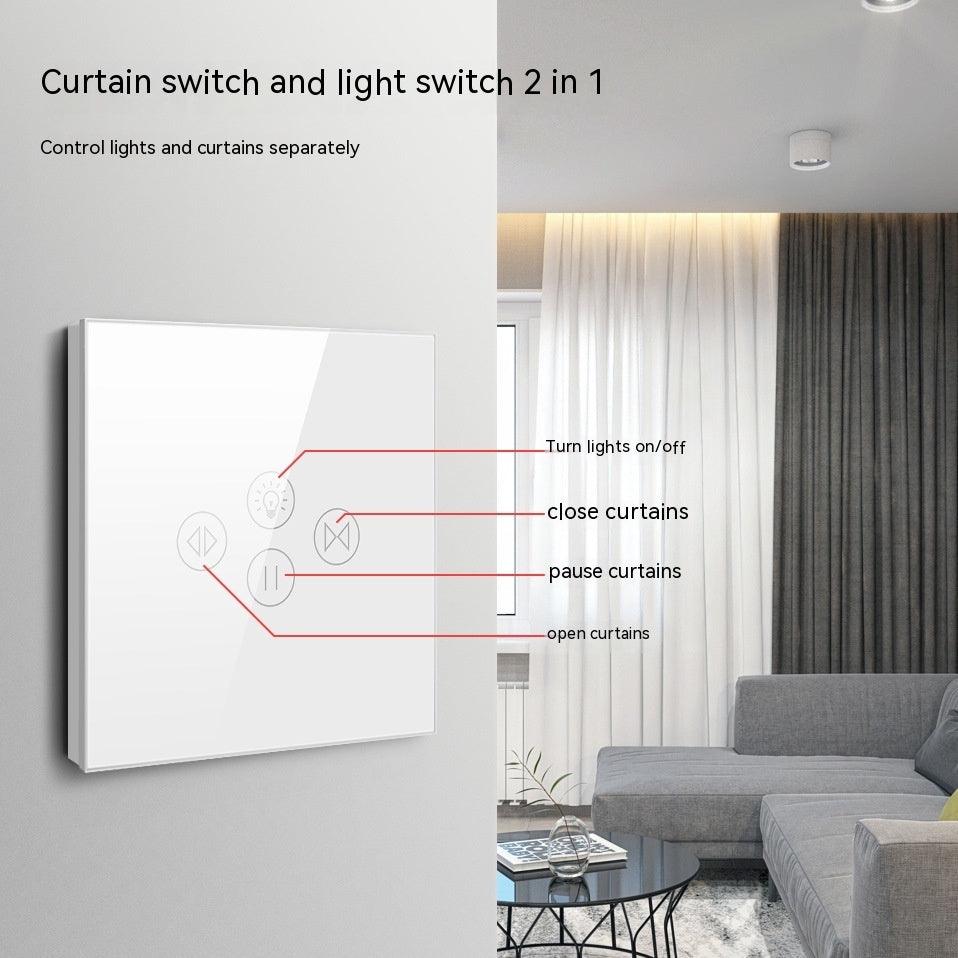 Tuya Smart WiFi Roller Shutter Curtain Light Wall Switch Voice Control Work With Alexa - EX-STOCK CANADA