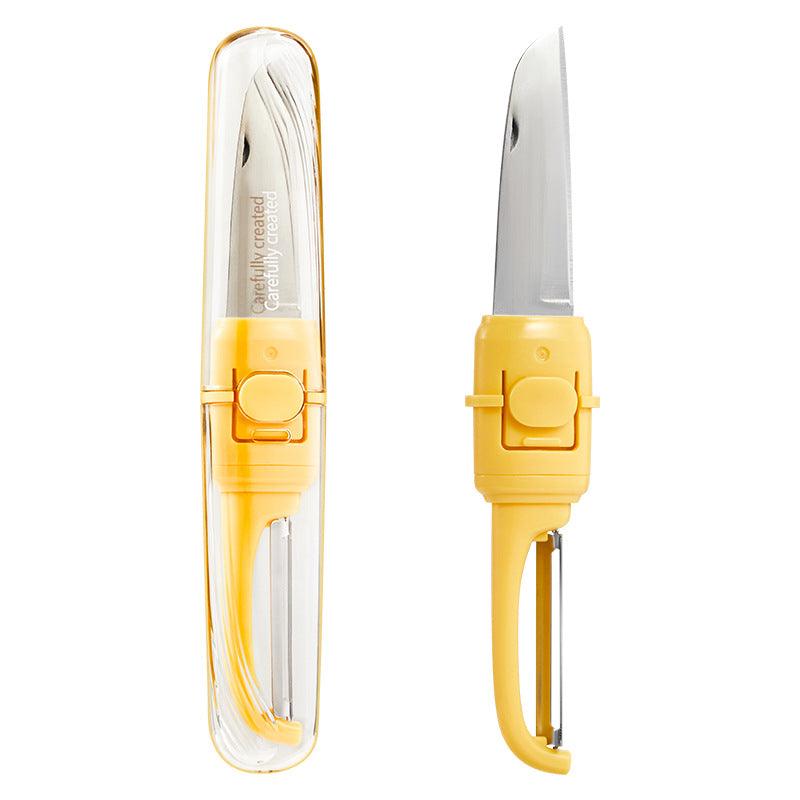 Two-in-one Portable Home Folding Double Head Fruit Knife Peeler - EX-STOCK CANADA