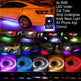 Underglow LED Strip Lights Remote APP Control RGB Neon Lamp - EX-STOCK CANADA