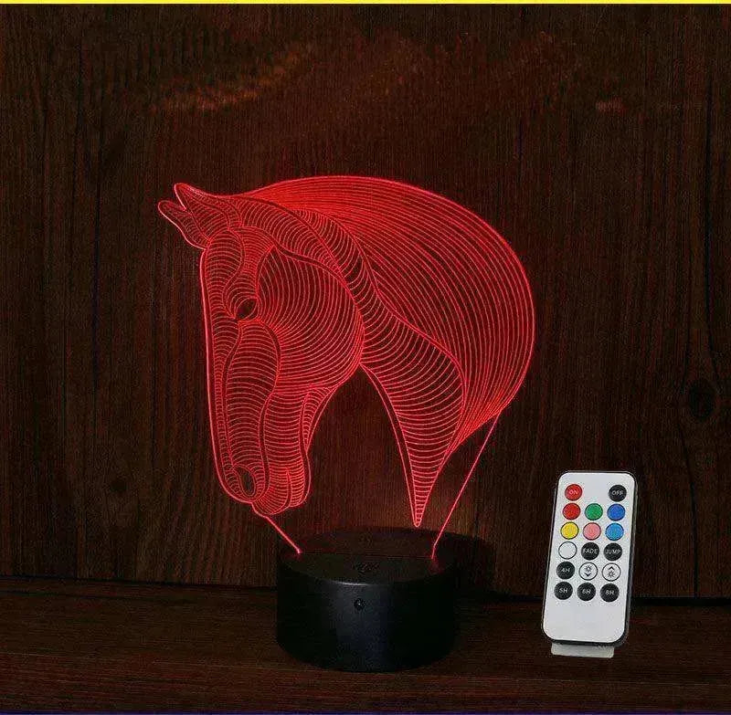 Unique Design of Horse's head LED night lights - EX-STOCK CANADA