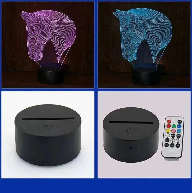 Unique Design of Horse's head LED night lights - EX-STOCK CANADA