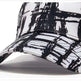 Unisex Black And White Mesh Sun Visor Hot Style Caps - EX-STOCK CANADA