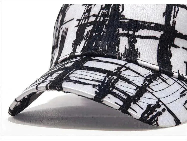 Unisex Black And White Mesh Sun Visor Hot Style Caps - EX-STOCK CANADA