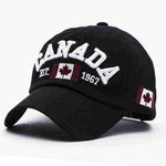 Unisex Embroidery Duck Tongue Canada Hat - EX-STOCK CANADA