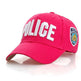 Unisex Spring And Summer Adjustable Letters Police Cap - EX-STOCK CANADA