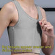 Unisex T Era Les Chest Cover Short Bandage shaping with Zipper - EX-STOCK CANADA