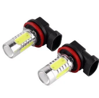 Universal Car Led High Power Front Fog Light H11H8 COB 7.5W - EX-STOCK CANADA