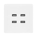 USB charging wall socket panel - EX-STOCK CANADA