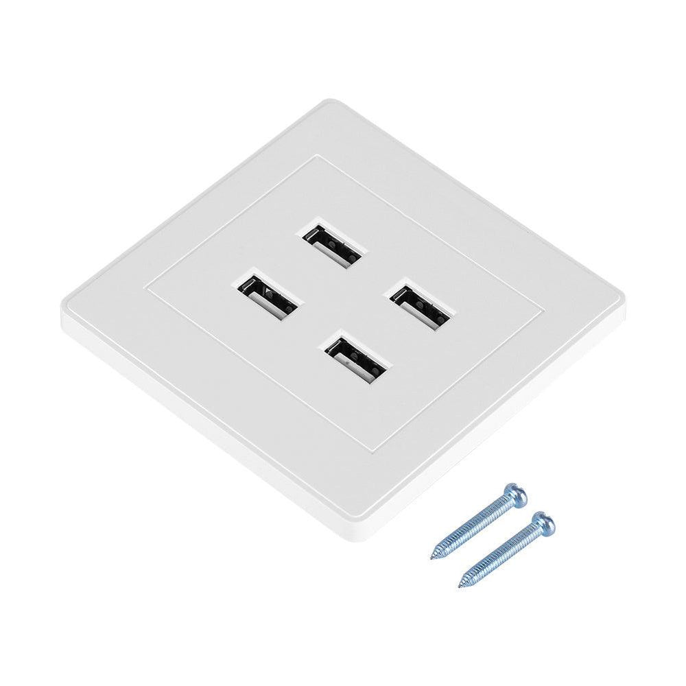 USB charging wall socket panel - EX-STOCK CANADA