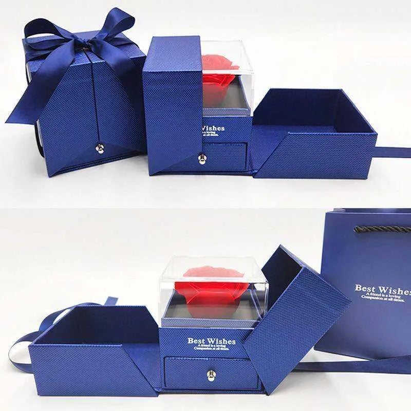Valentine's Day Gift Rose Jewelry Box Set - EX-STOCK CANADA
