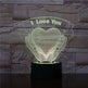 Valentines Day Gift Hands Holding Love 3D Night Light - EX-STOCK CANADA