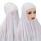 Veiled Arab Ladies Chiffon Turban Scarf Set - EX-STOCK CANADA