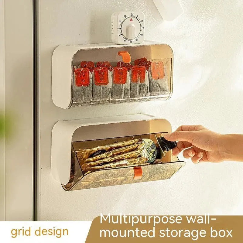 Wall Hanging Grid Storage Box Home Toilet Supplies Household Household Small Supplies Appliances - EX-STOCK CANADA