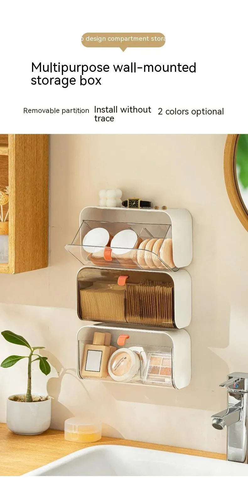 Wall Hanging Grid Storage Box Home Toilet Supplies Household Household Small Supplies Appliances - EX-STOCK CANADA