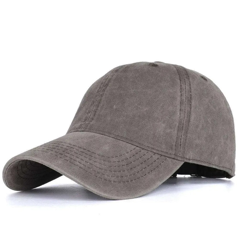 Washed Baseball Caps For Men And Women Outdoor Distressed Sun Hats Simple Caps - EX-STOCK CANADA