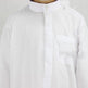 Washed Velvet Embroidered Stand Collar Arab Small Male Robe - EX-STOCK CANADA
