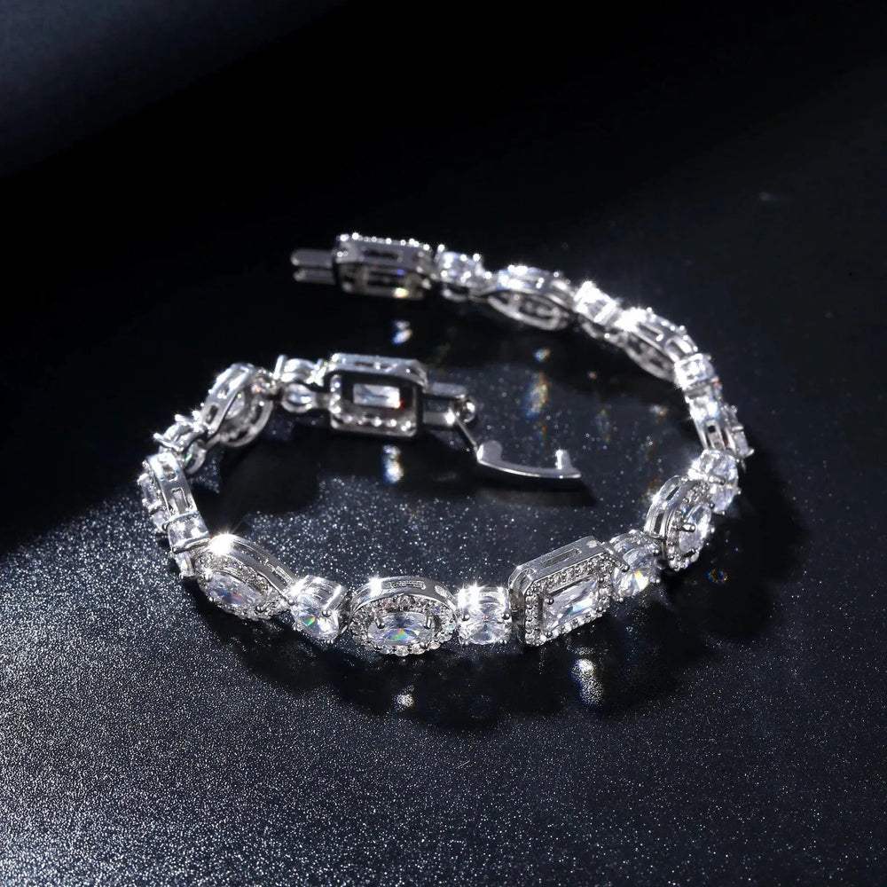 Water Drop Multi-shape Horse Eye Zircon Bracelet - EX-STOCK CANADA