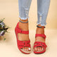 Wedge Sandals Summer Velcro Platform Shoes Women - EX-STOCK CANADA