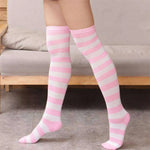 Wild striped long tube bottoming socks - EX-STOCK CANADA