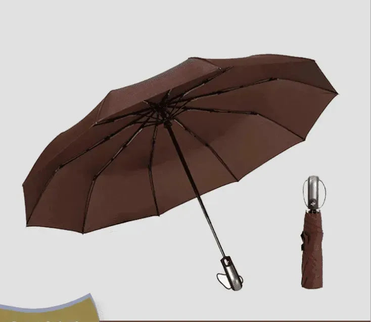 Windproof Auto Luxury Umbrella for Rain, Black Coating - EX-STOCK CANADA