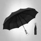 Windproof Auto Luxury Umbrella for Rain, Black Coating - EX-STOCK CANADA