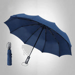 Windproof Auto Luxury Umbrella for Rain, Black Coating - EX-STOCK CANADA