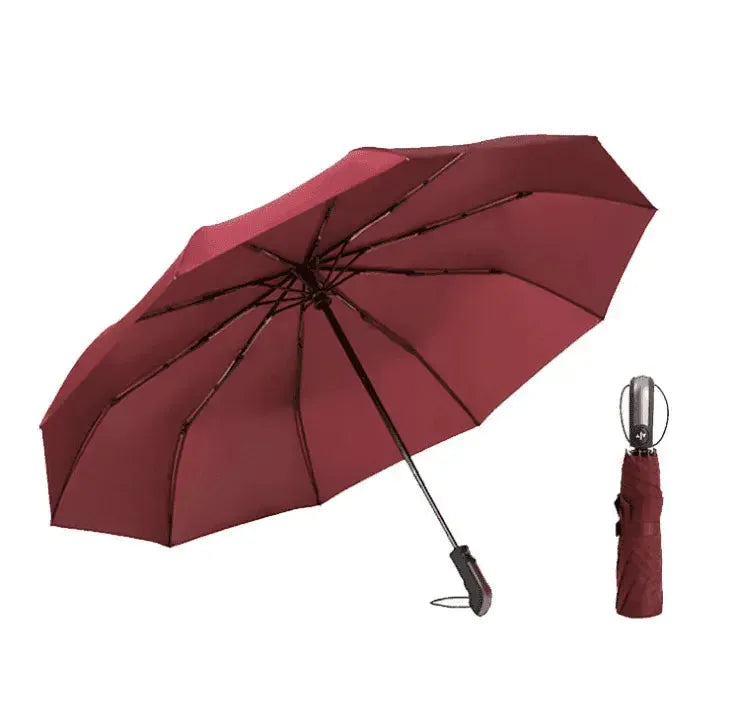 Windproof Auto Luxury Umbrella for Rain, Black Coating - EX-STOCK CANADA