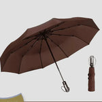 Windproof Auto Luxury Umbrella for Rain, Black Coating - EX-STOCK CANADA