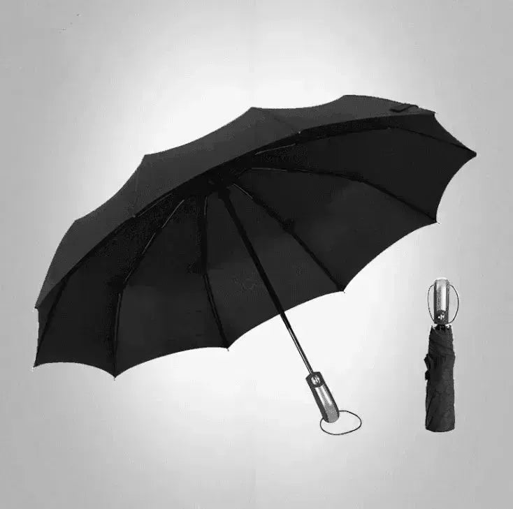 Windproof Auto Luxury Umbrella for Rain, Black Coating - EX-STOCK CANADA