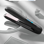 Wireless Hair Straightener Flat Iron Mini 2 IN 1 Roller USB 5000mAh Max 200 Degree Portable Cordless Curler 4 Levels Dry And Wet Uses - EX-STOCK CANADA