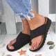 Women Big Toe Clip Casual Flat heel Slippers - EX-STOCK CANADA