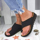 Women Big Toe Clip Casual Flat heel Slippers - EX-STOCK CANADA