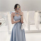 Women Evening Party Dress Diamond Halterneck Sexy Sleeveless long Dress for Elegant Chic ladies - EX-STOCK CANADA